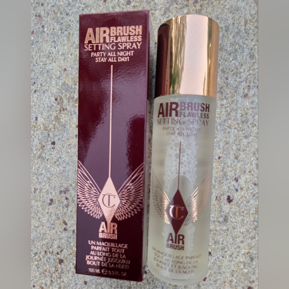 NWT Charlotte Tilbury Airbrush Flawless Setting Spray Party All Night 100ml